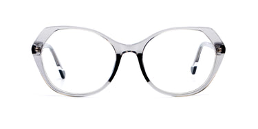 Women Urban Eyeglasses: Mead -Grey - SpaceSMART Eye Clinic (Front View)